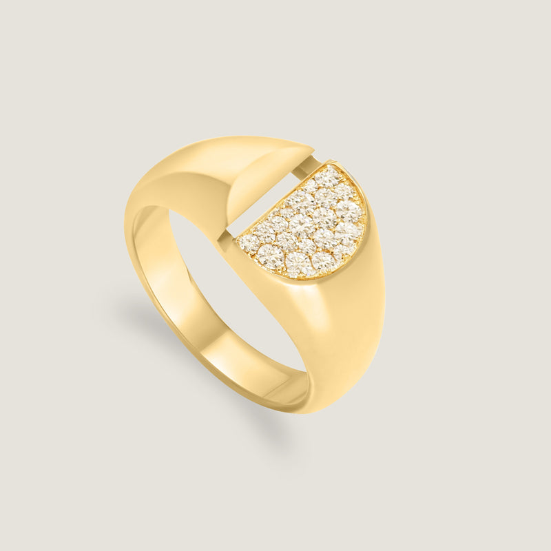 Fragment Mini Signet Ring