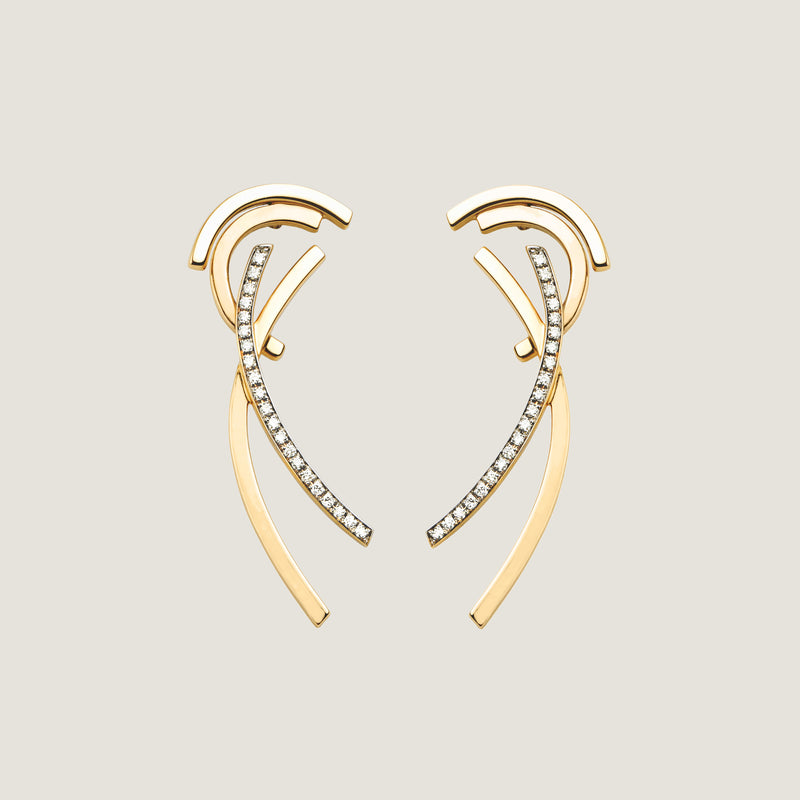 Long Fragment Earrings