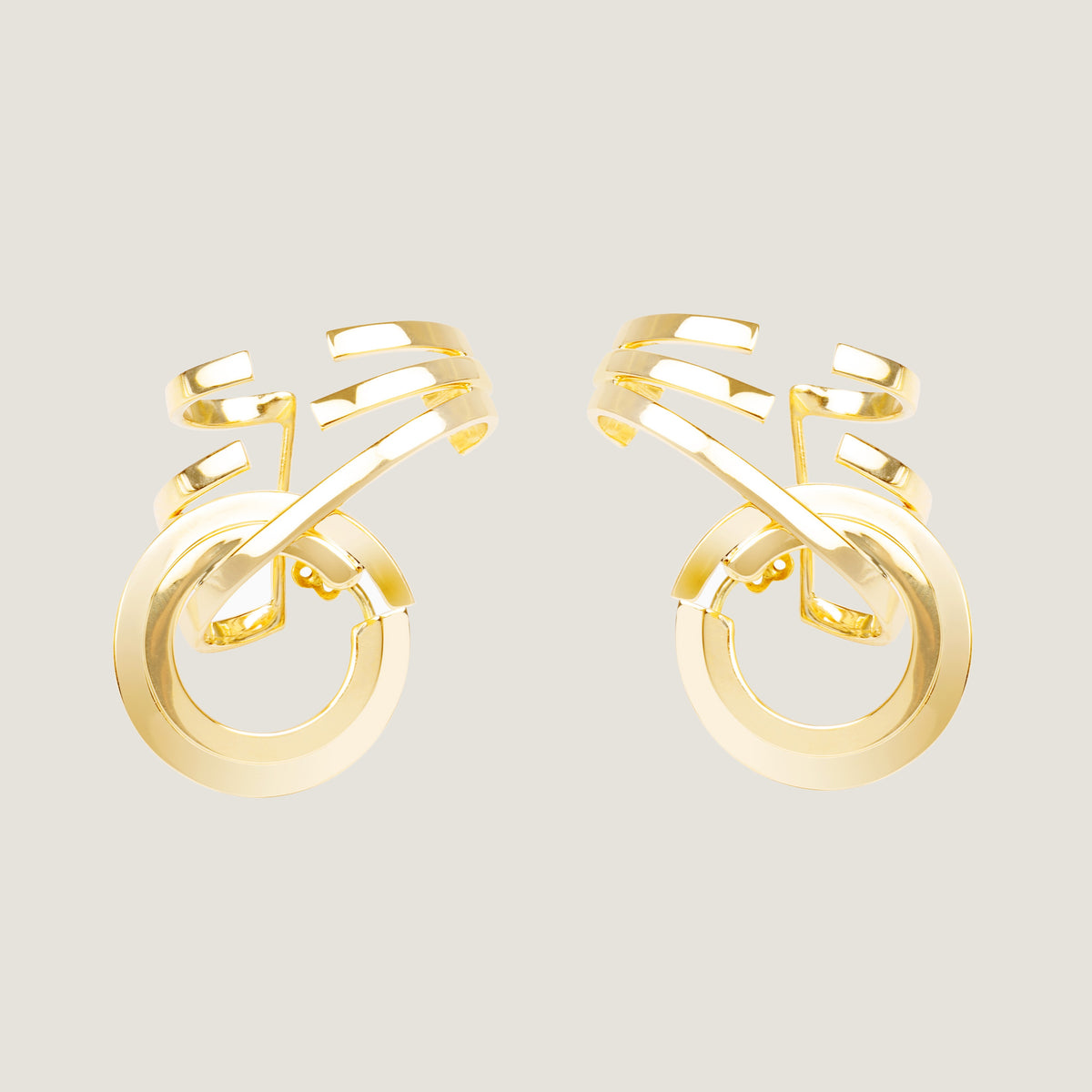 Open Circle Earrings