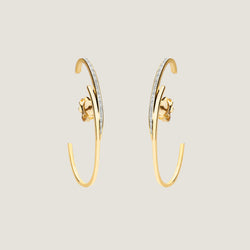 Circle Pavé Earrings