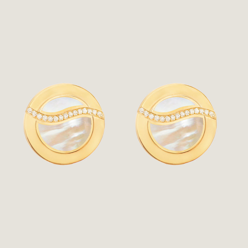 Wavy Line Earrings