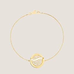 Wavy Line Pavé Bracelet