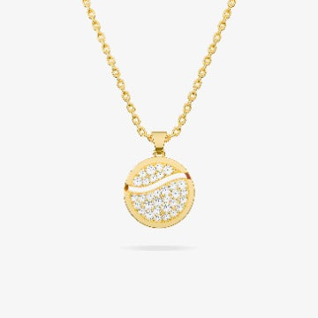 WAVY LINE PAVE NECKLACE