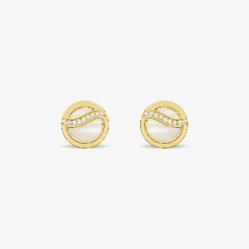 WAVY STUD EARRINGS