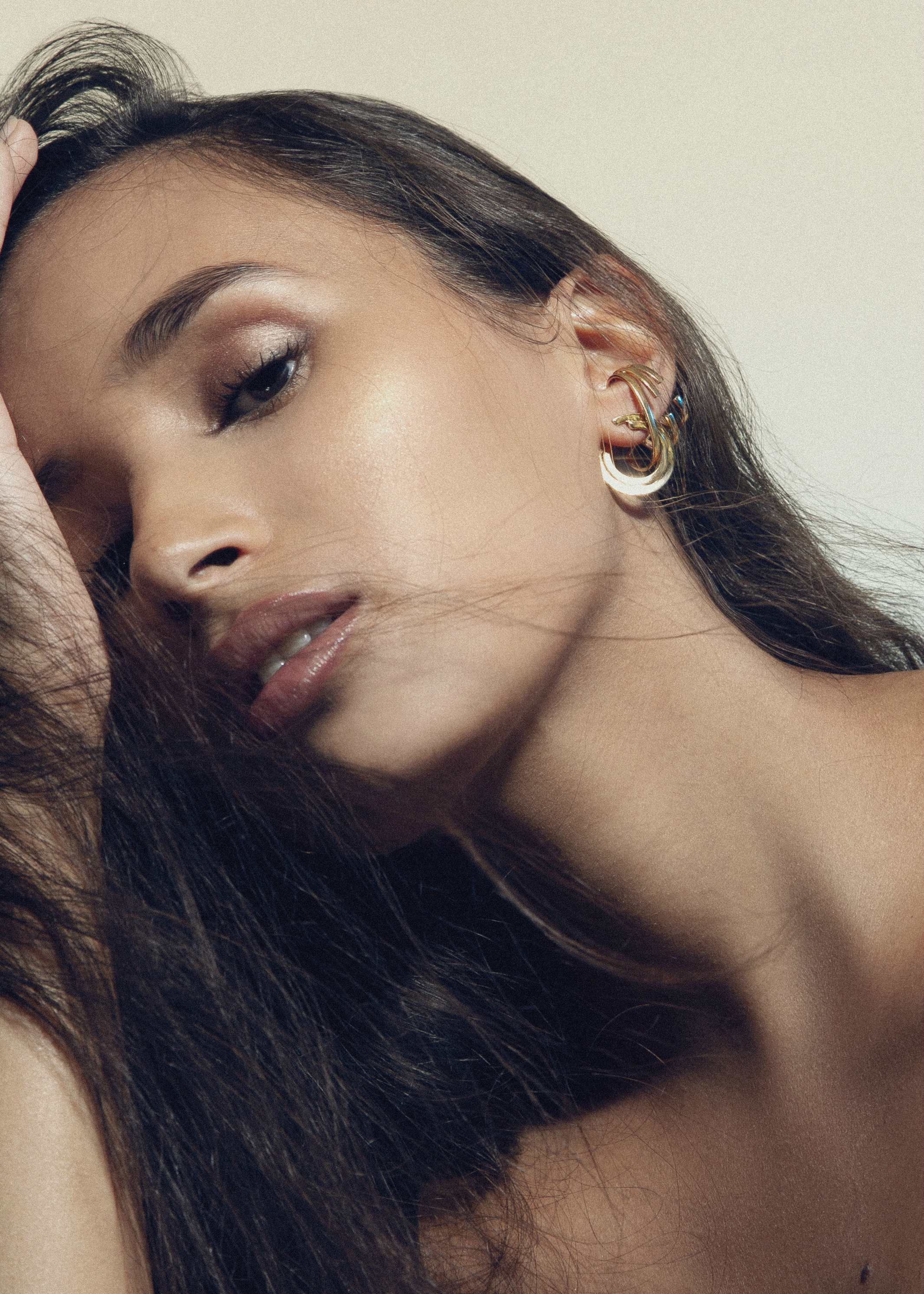 Open Circle Single Earring